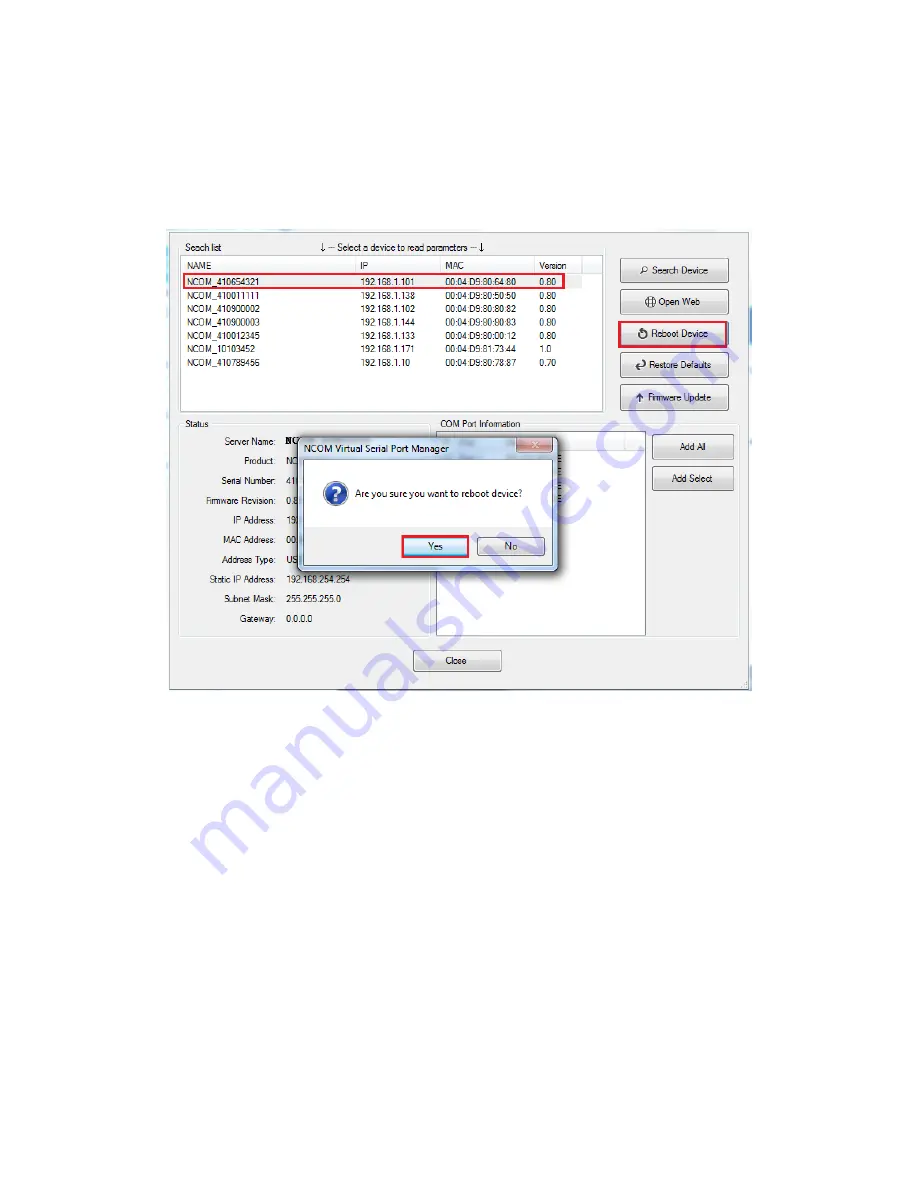 Titan Electronics NCOM SERIAL 4XX Series Скачать руководство пользователя страница 63