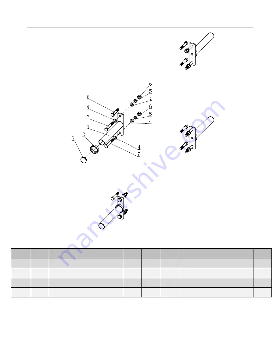 Titan Fitness 2T3UP82 NVY-T3SB24 Operator'S Manual Download Page 8