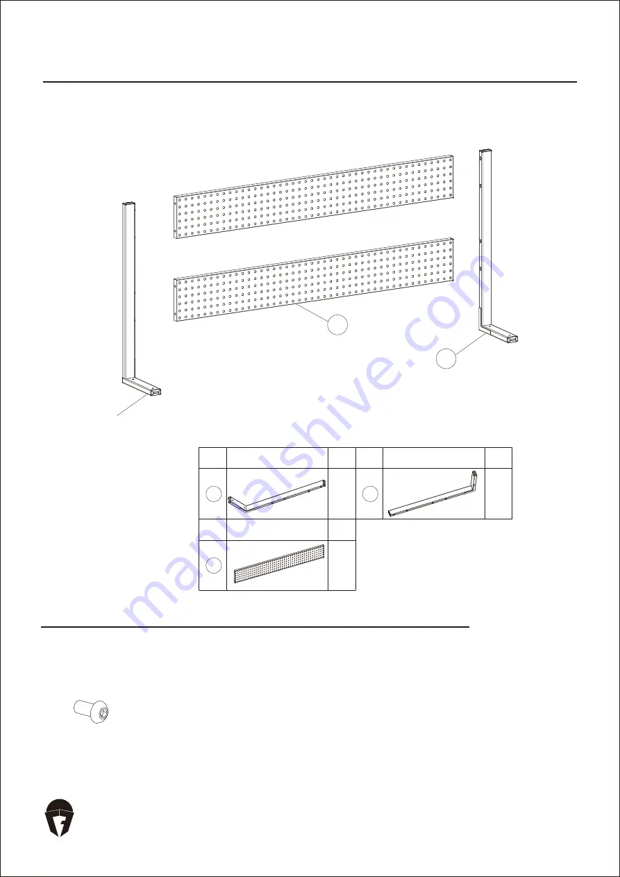 Titan Fitness WKBNCH47 PEG Owner'S Manual Download Page 2