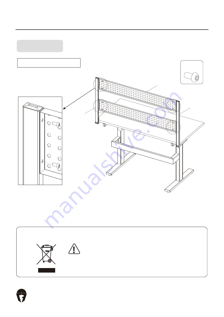 Titan Fitness WKBNCH47 PEG Owner'S Manual Download Page 4