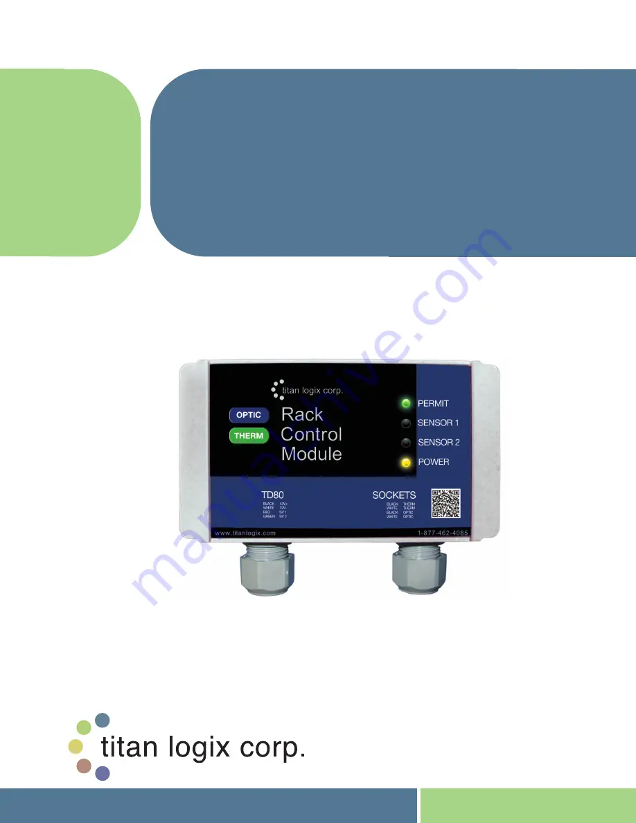 Titan Logix Rack Control Module Product Manual Download Page 1