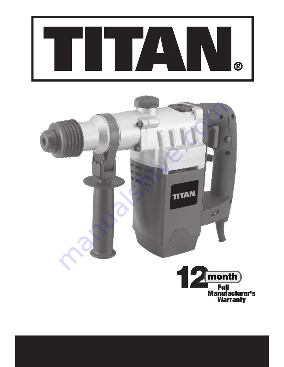 Titan SF26S6 Safety And Operating Manual Download Page 1