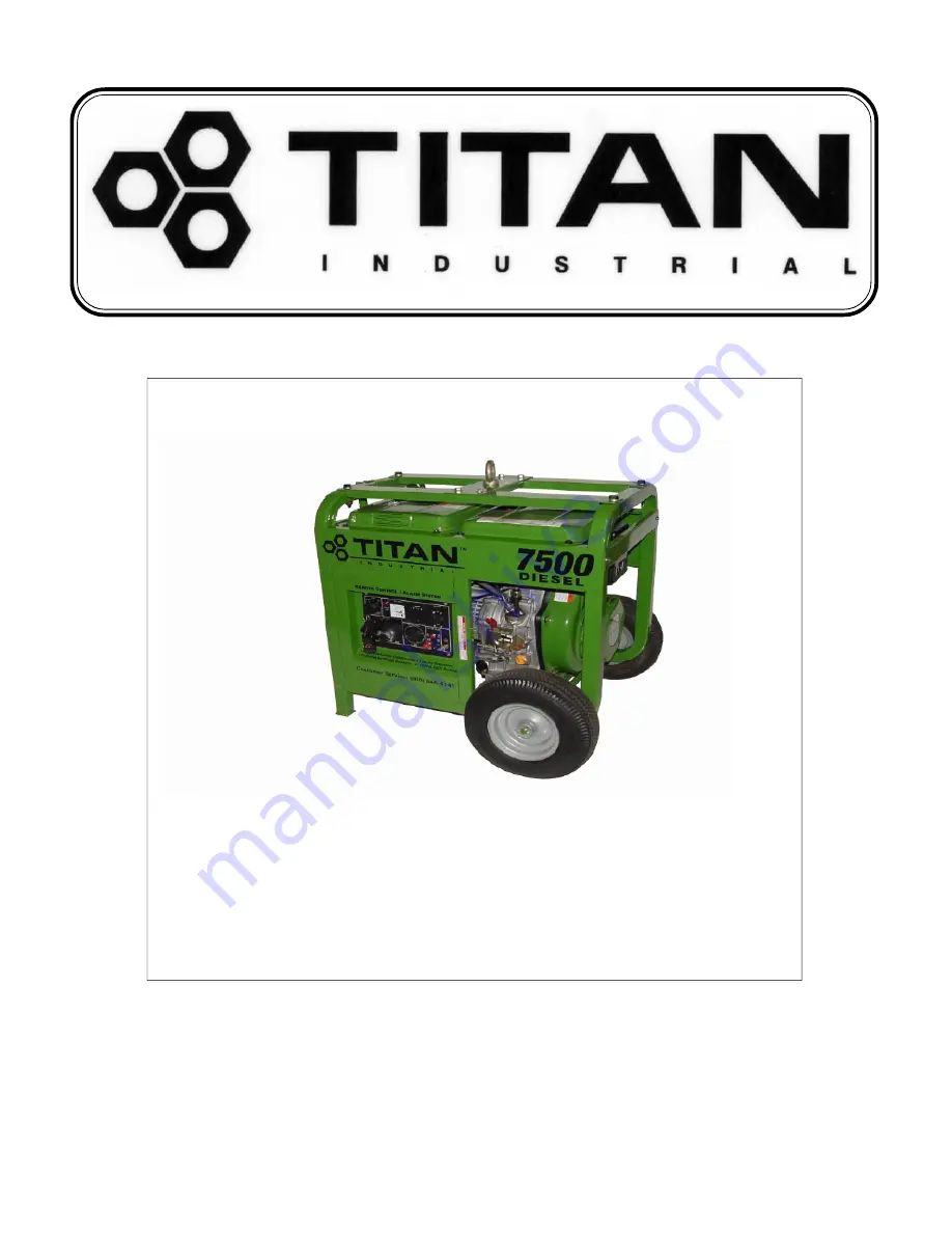 Titan TG 7500D Скачать руководство пользователя страница 11