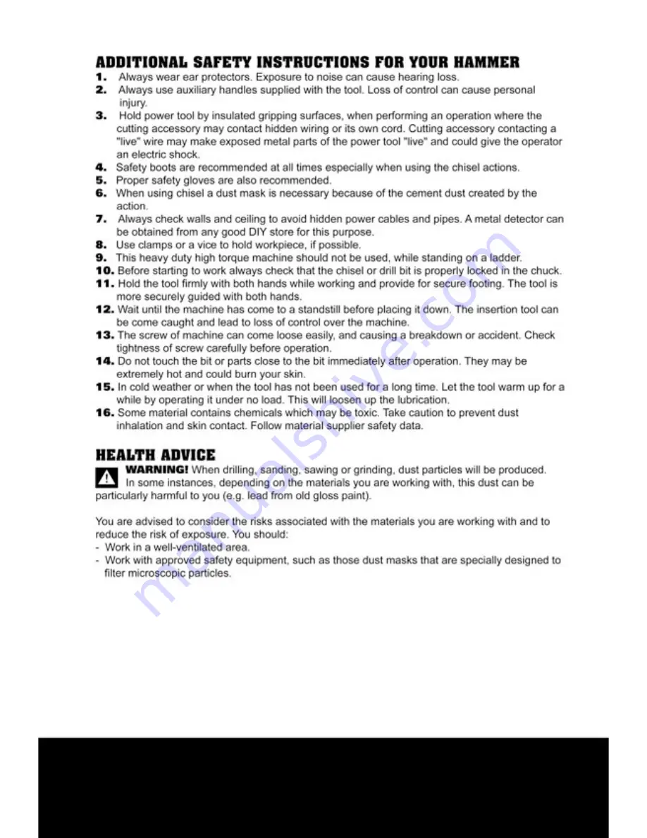 Titan TTB278SDS Safety And Operating Manual Download Page 6