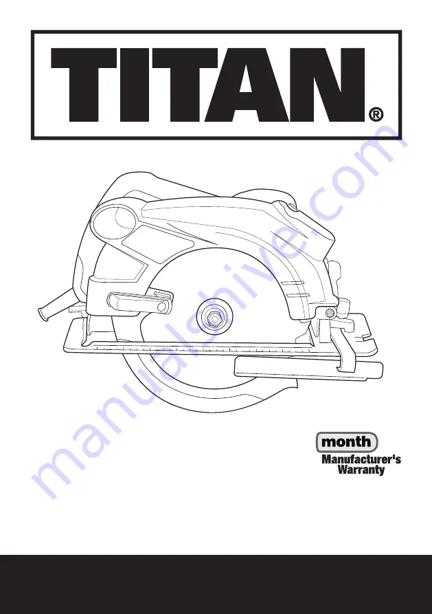 Titan TTB287CSW Safety And Operating Manual Download Page 1