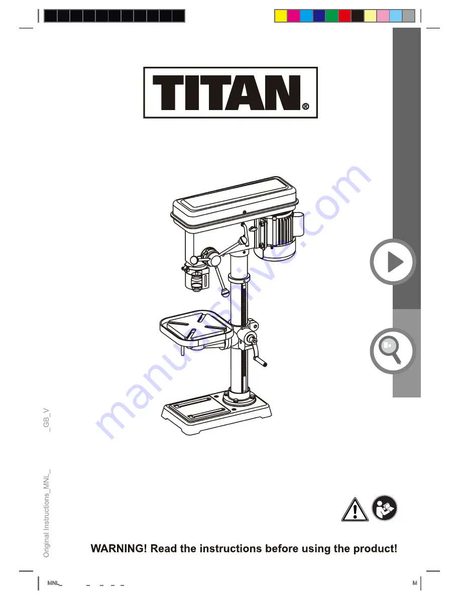 Titan TTB541DBT Manual Download Page 1