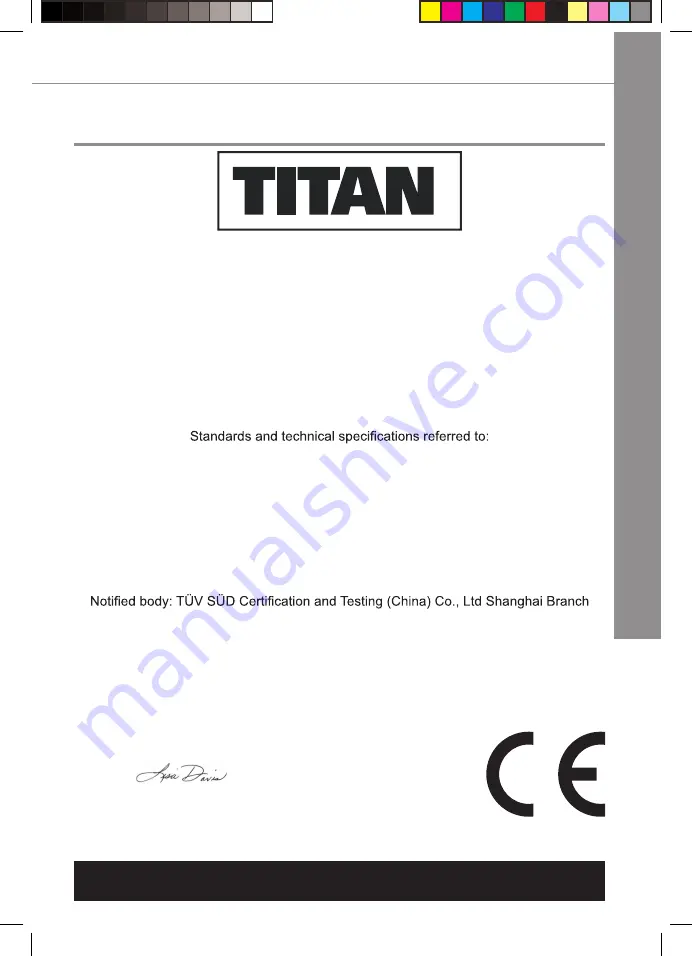 Titan TTB669PRW Manual Download Page 43