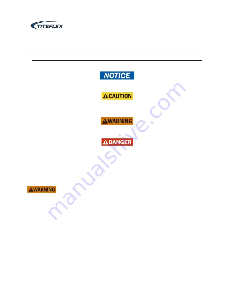 TITEFLEX R105 Series Assembly Procedure Download Page 2