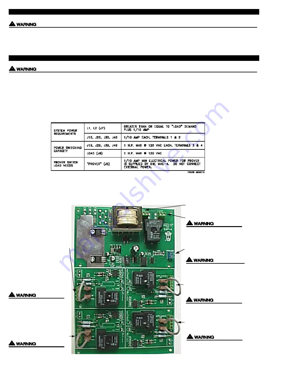 TJERNLUND MAC-4 CONTROL (DISCONTINUED) 8504088 REV A 0400 Скачать руководство пользователя страница 2