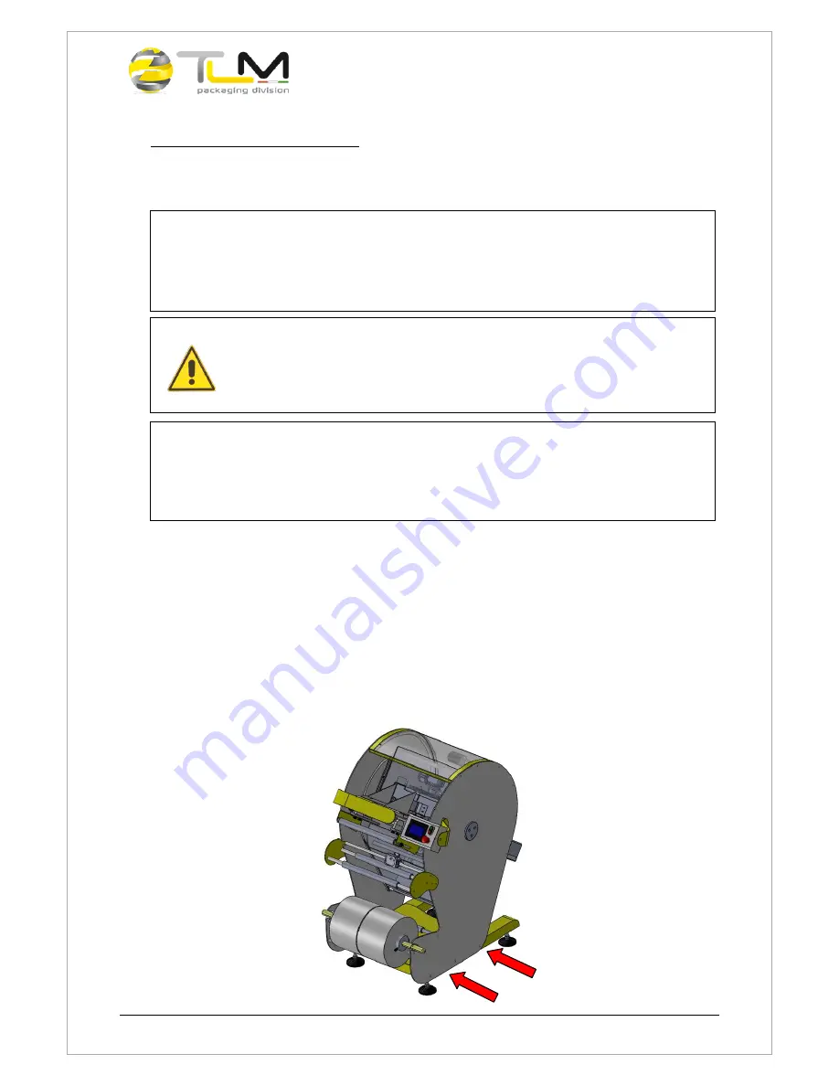 TLM PRIME 400 Use And Maintenance Handbook Download Page 18