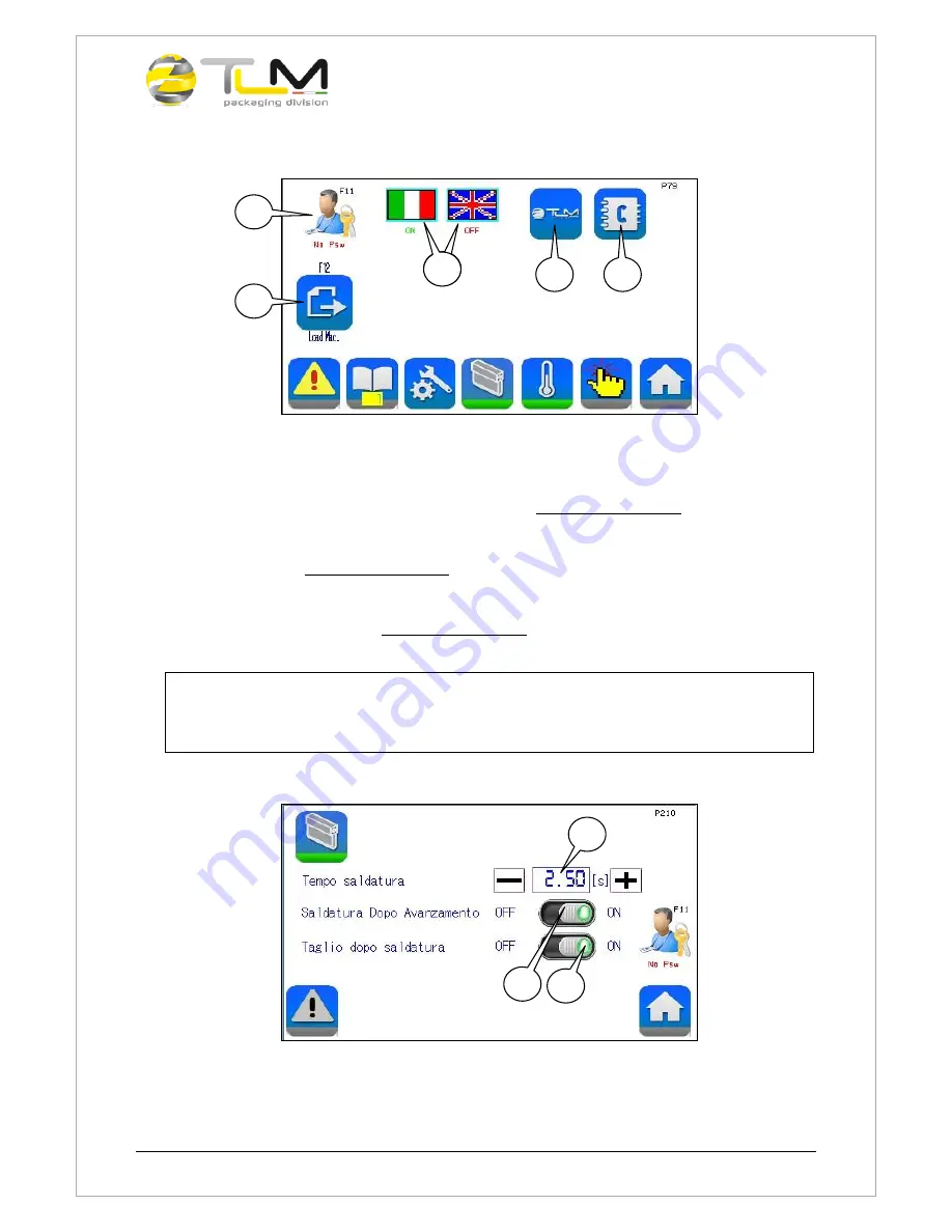 TLM PRIME 400 Use And Maintenance Handbook Download Page 56