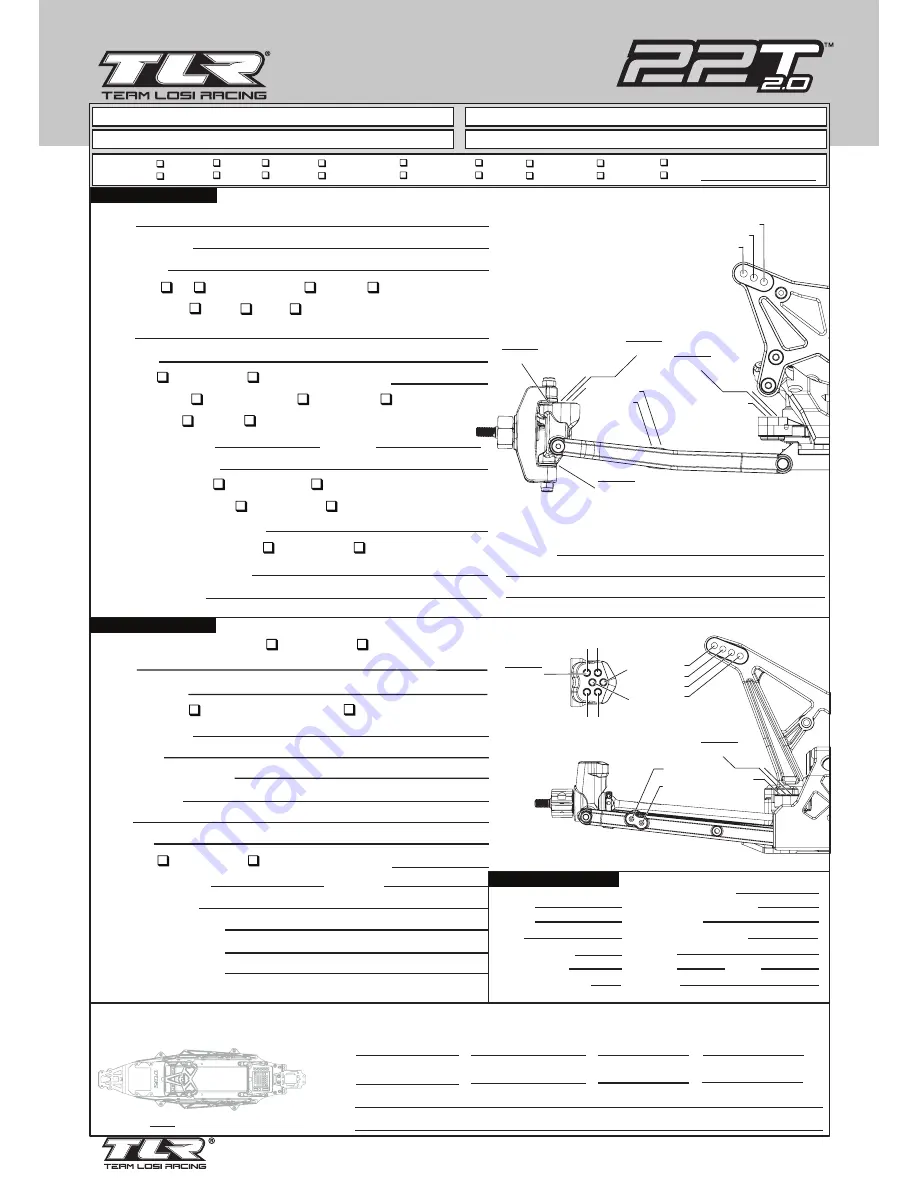 TLR 22T 2.0 User Manual Download Page 70