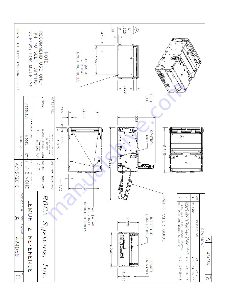 TLS-BocaSystems Lemur-X Скачать руководство пользователя страница 54