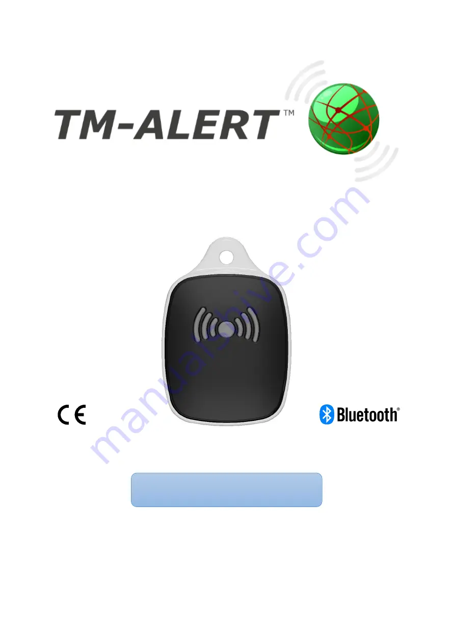 TM-ALERT Wearable Bluetooth Alert Manual Download Page 1