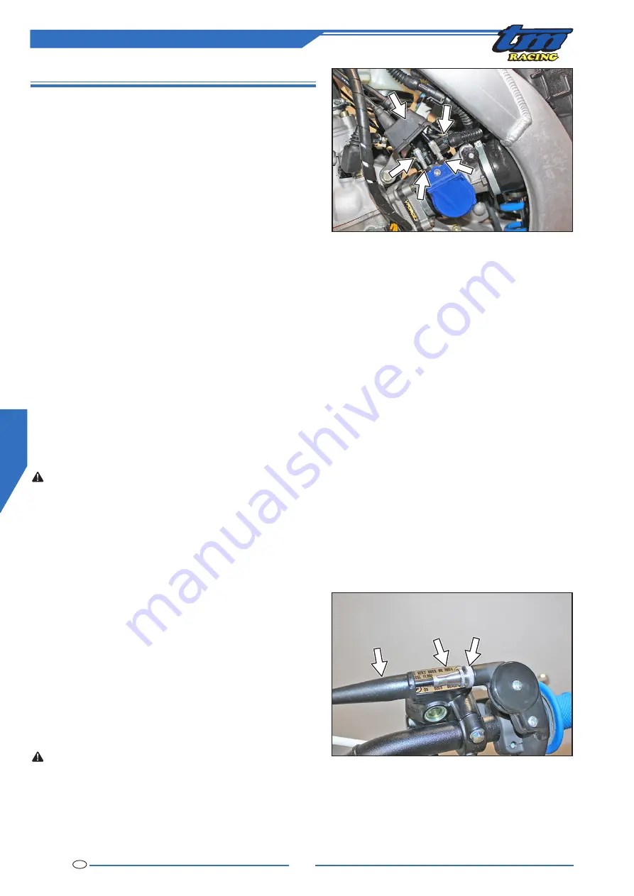 TM RACING 125 EN 2022 Use And Maintenance Manual Download Page 94