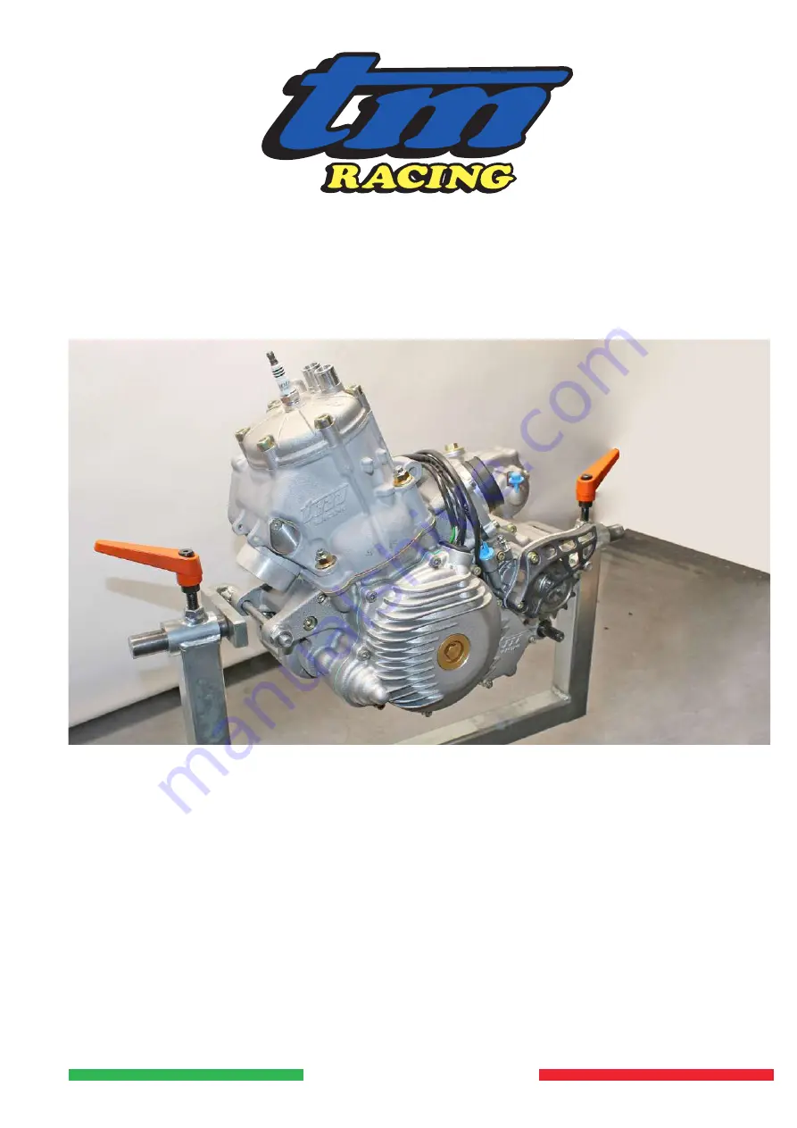 TM RACING 250 EN Workshop Manual Download Page 1