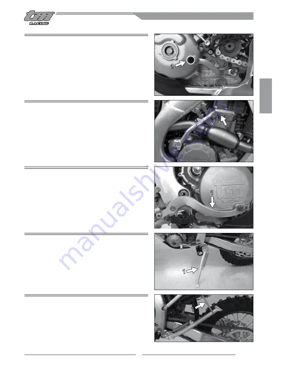 TM RACING 250Fi MX Use And Maintenance Manual Download Page 17