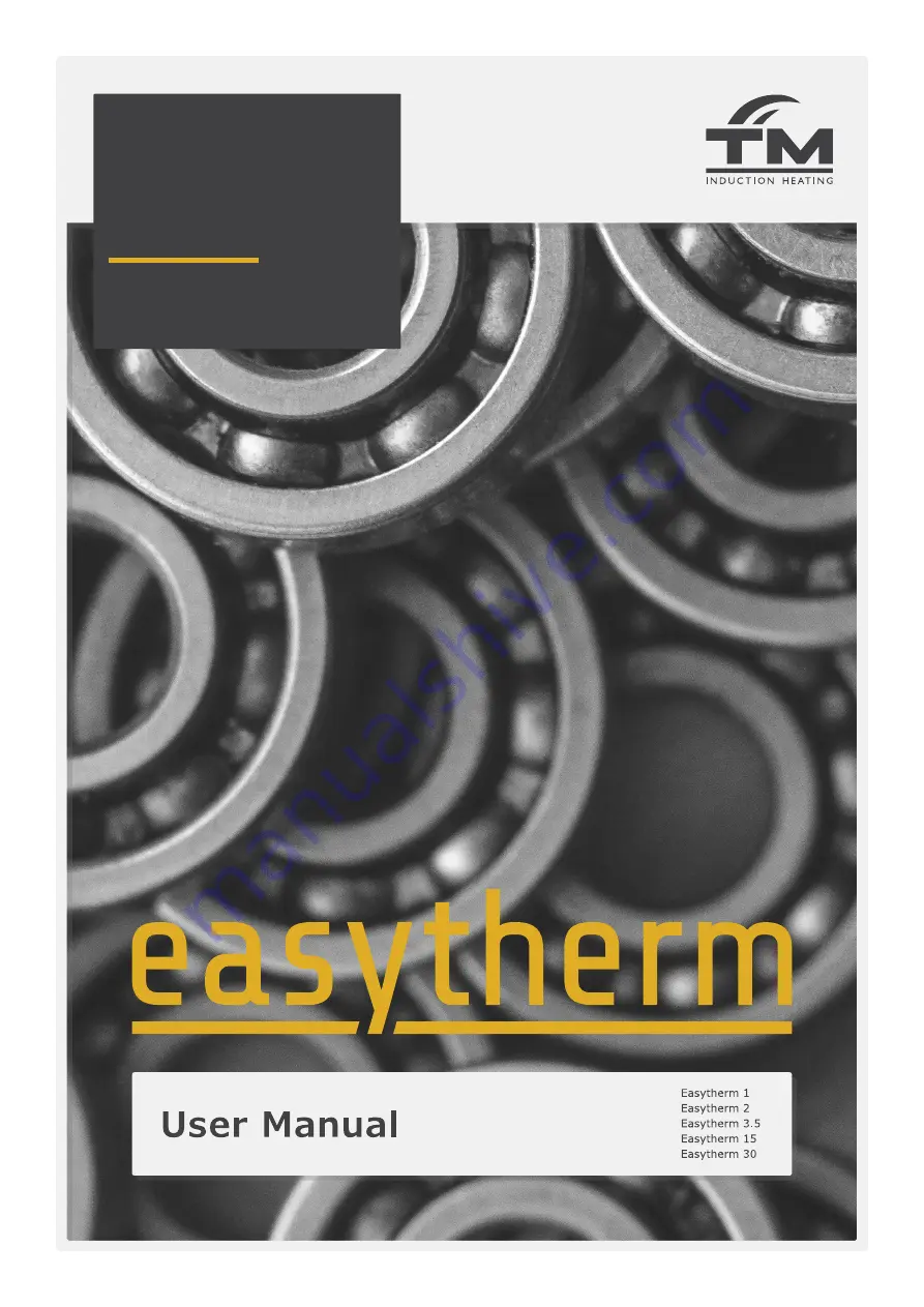 TM Easytherm 1 Скачать руководство пользователя страница 1