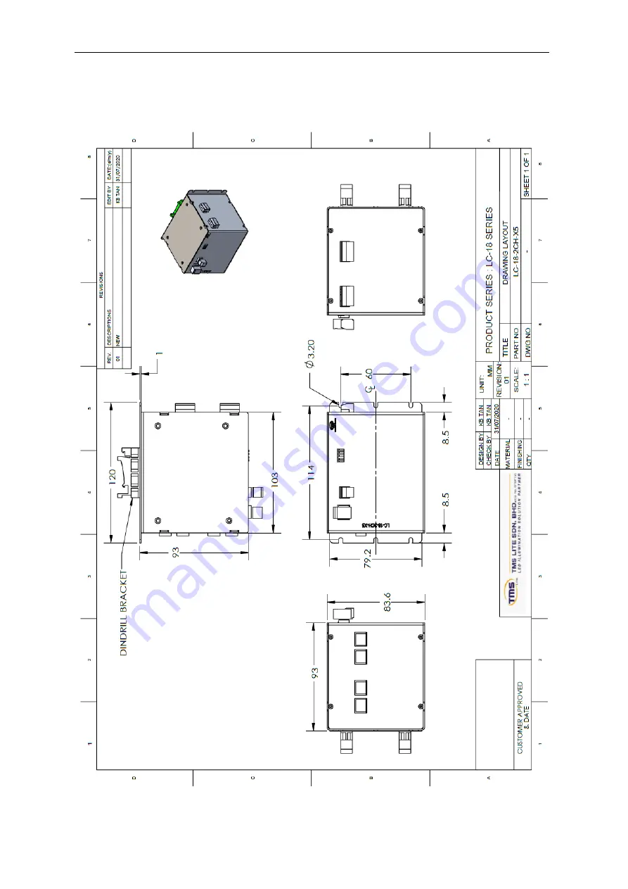 TMS Lite High Current Series Скачать руководство пользователя страница 22