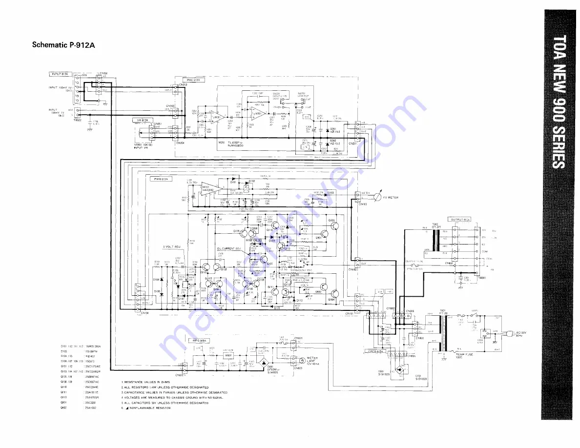 Toa 900 Series Скачать руководство пользователя страница 13