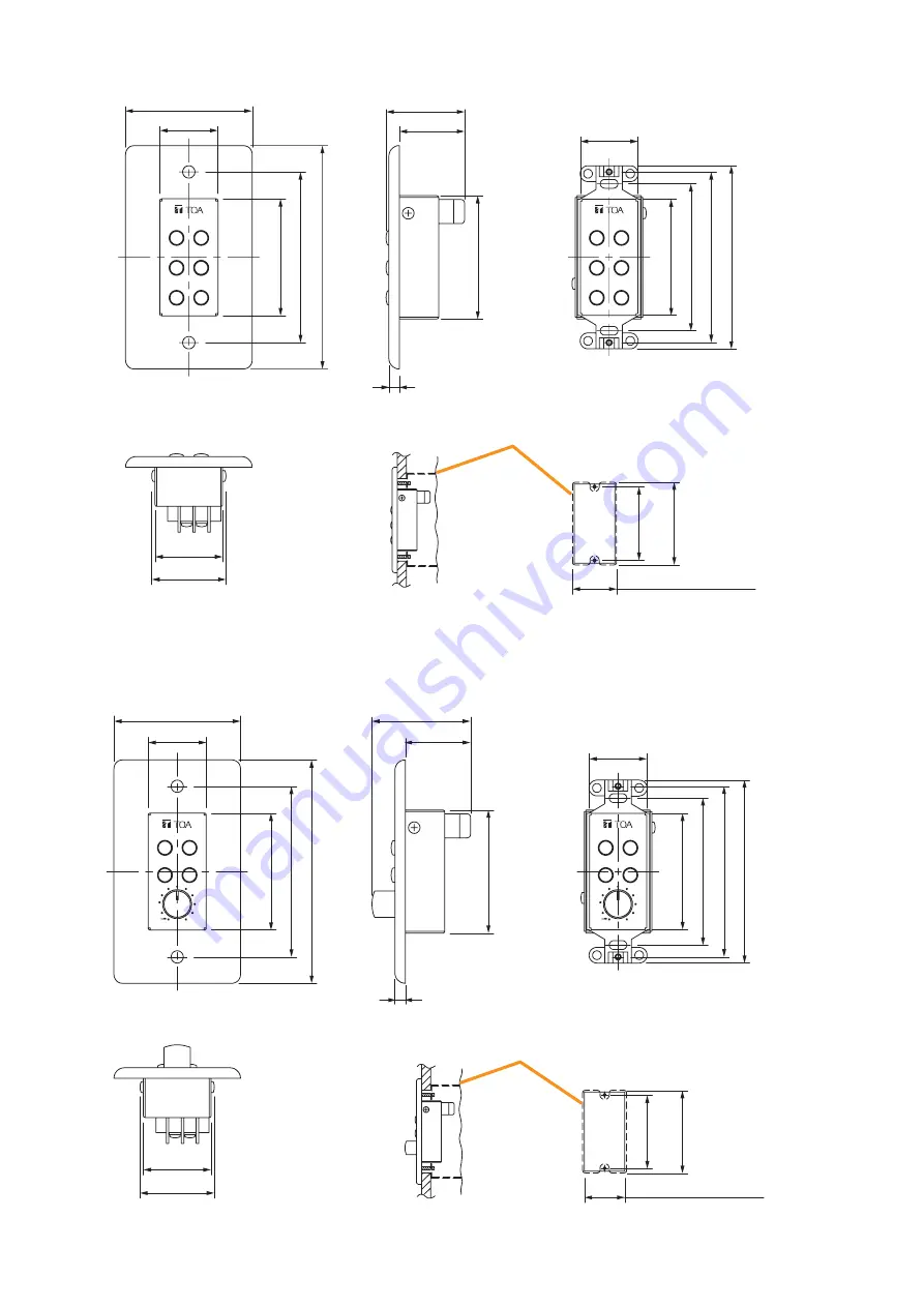 Toa 9000 Series Installation And Operating Instructions Manual Download Page 125