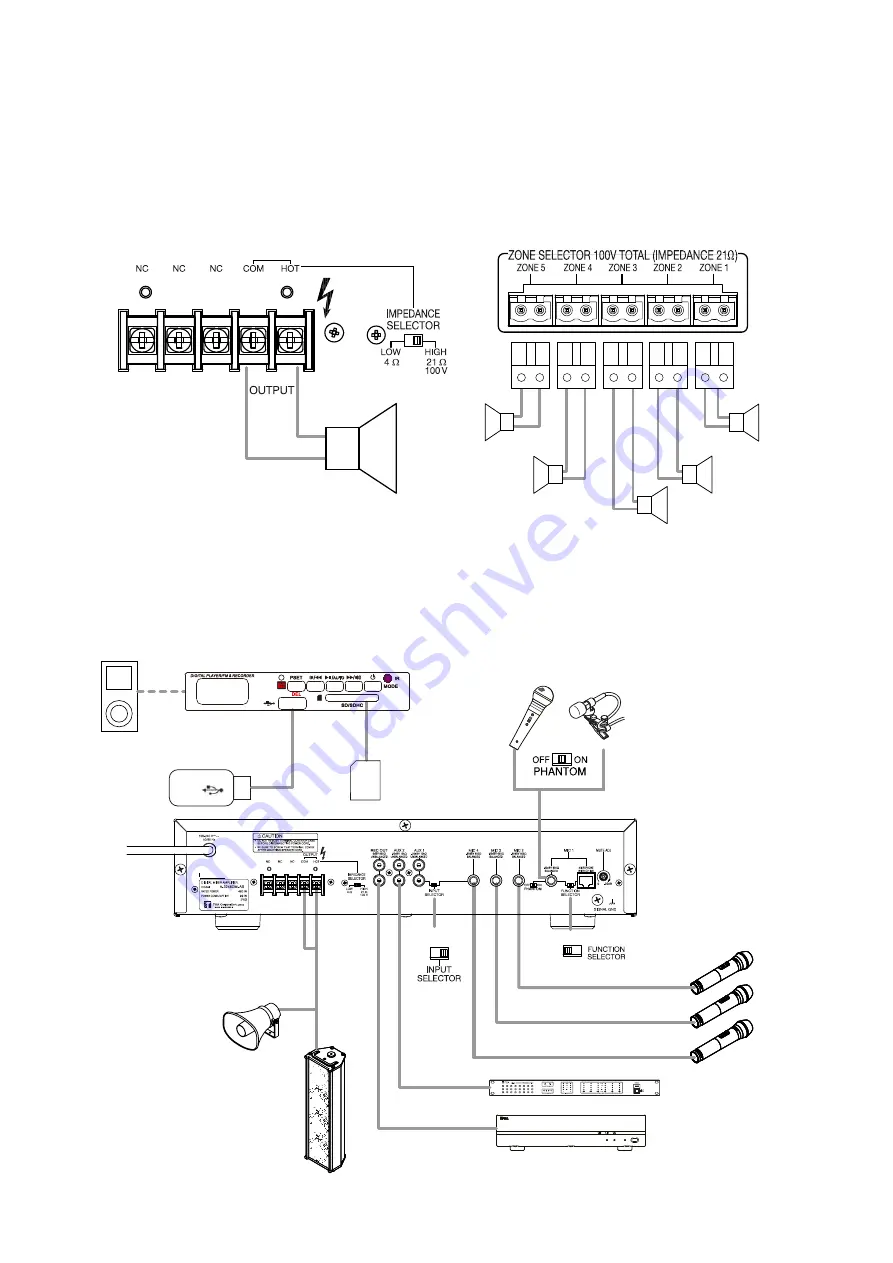 Toa A-3000D-AS Series Instruction Manual Download Page 9