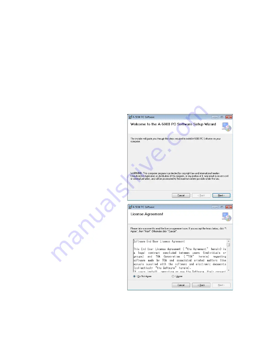 Toa A-5000 Series Software Instructions Download Page 6