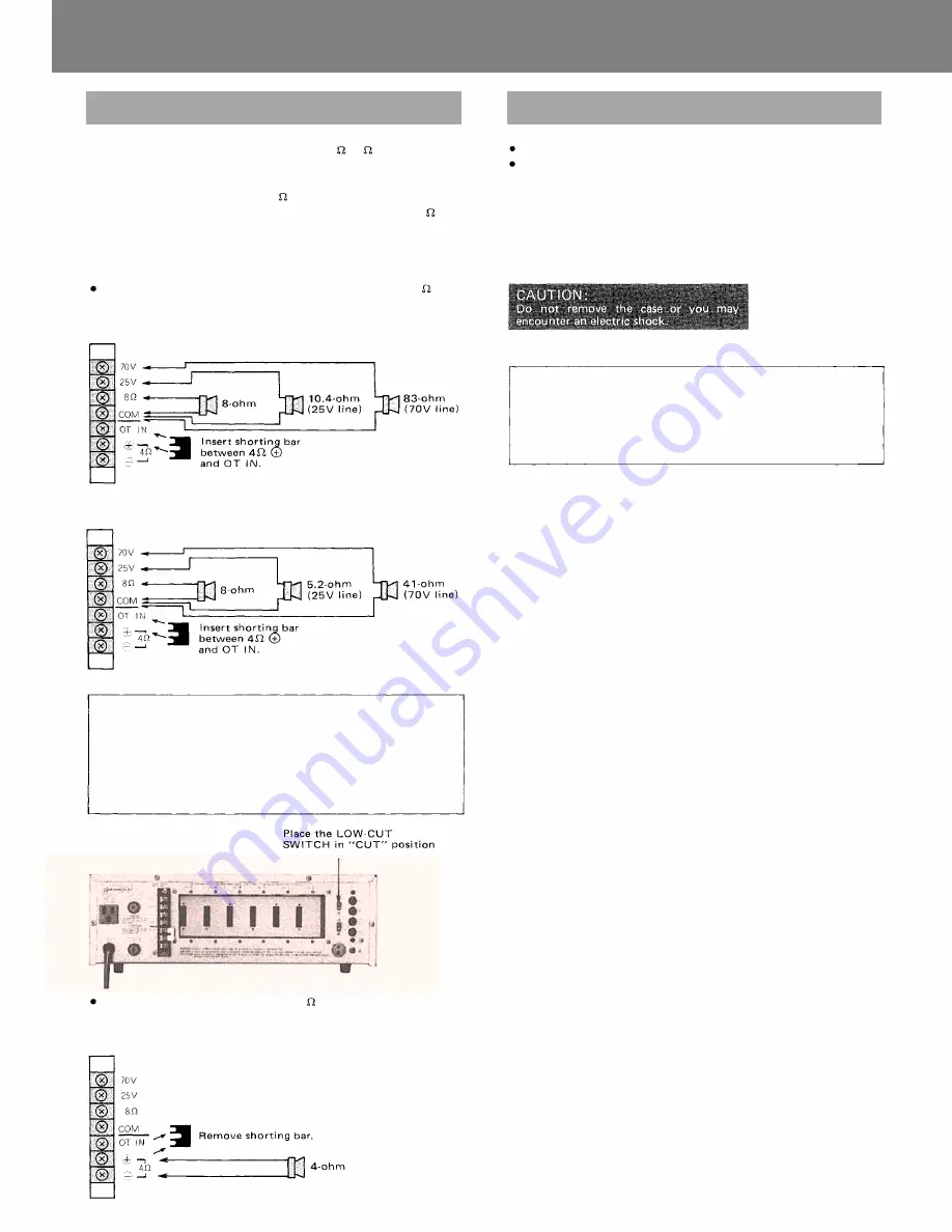 Toa A-903A Operating Instructions Manual Download Page 5