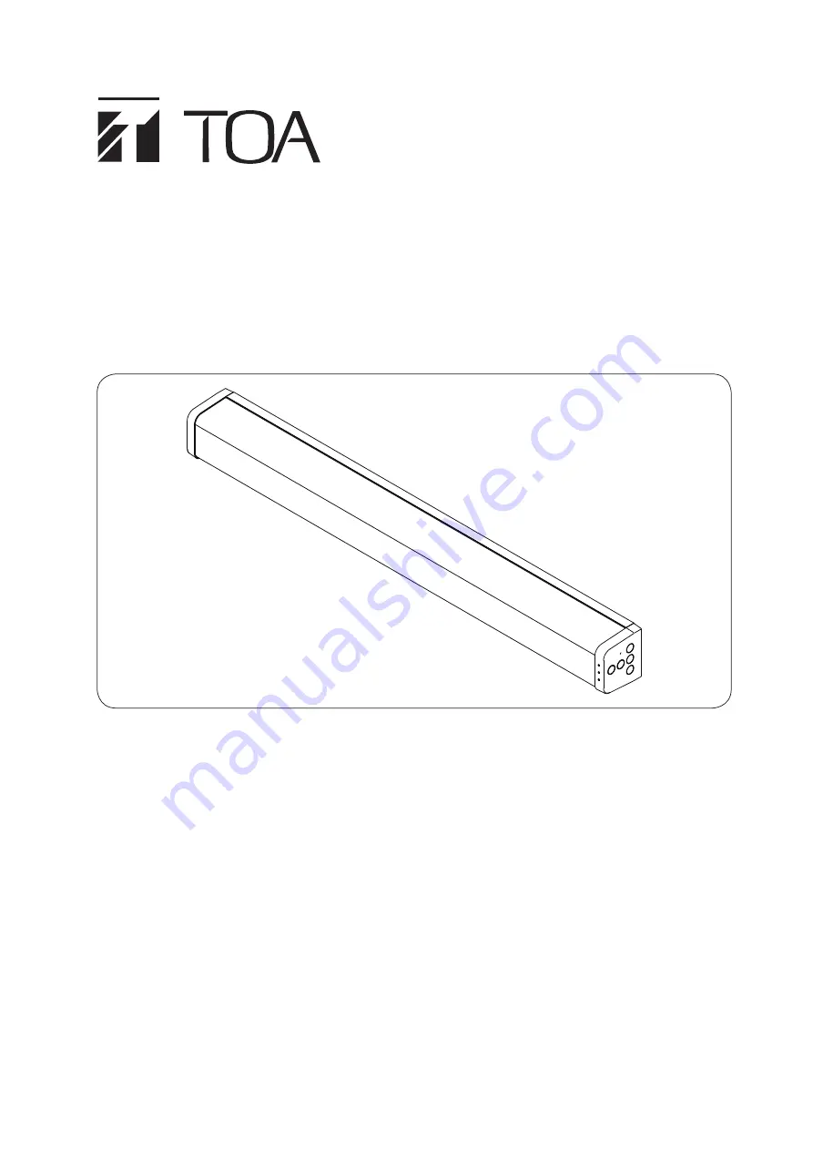 Toa AM-CF1 Instruction Manual Download Page 1