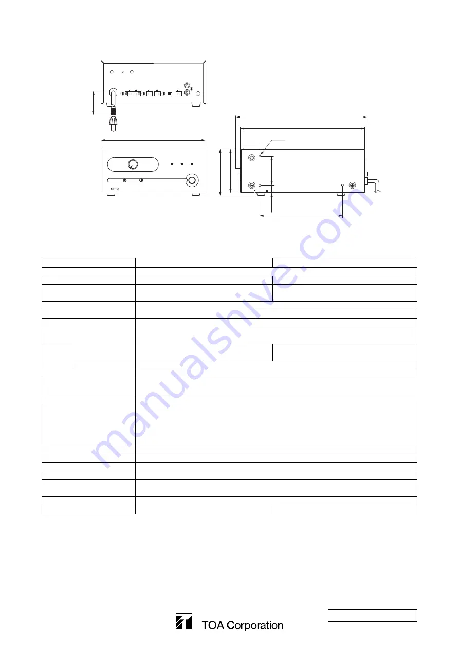 Toa BA-235 Operating Instructions Manual Download Page 12