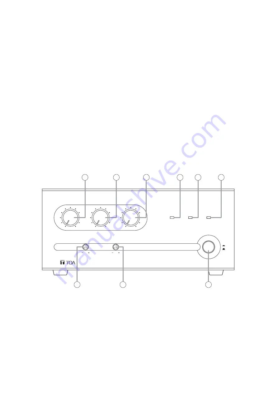 Toa BG-220 Operating Instructions Manual Download Page 5