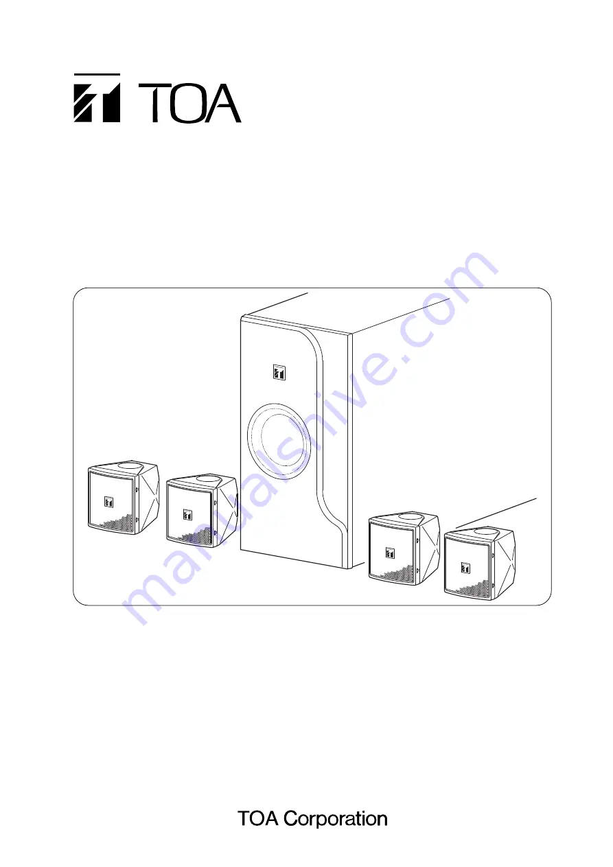 Toa BS-301B Operating Instructions Manual Download Page 1