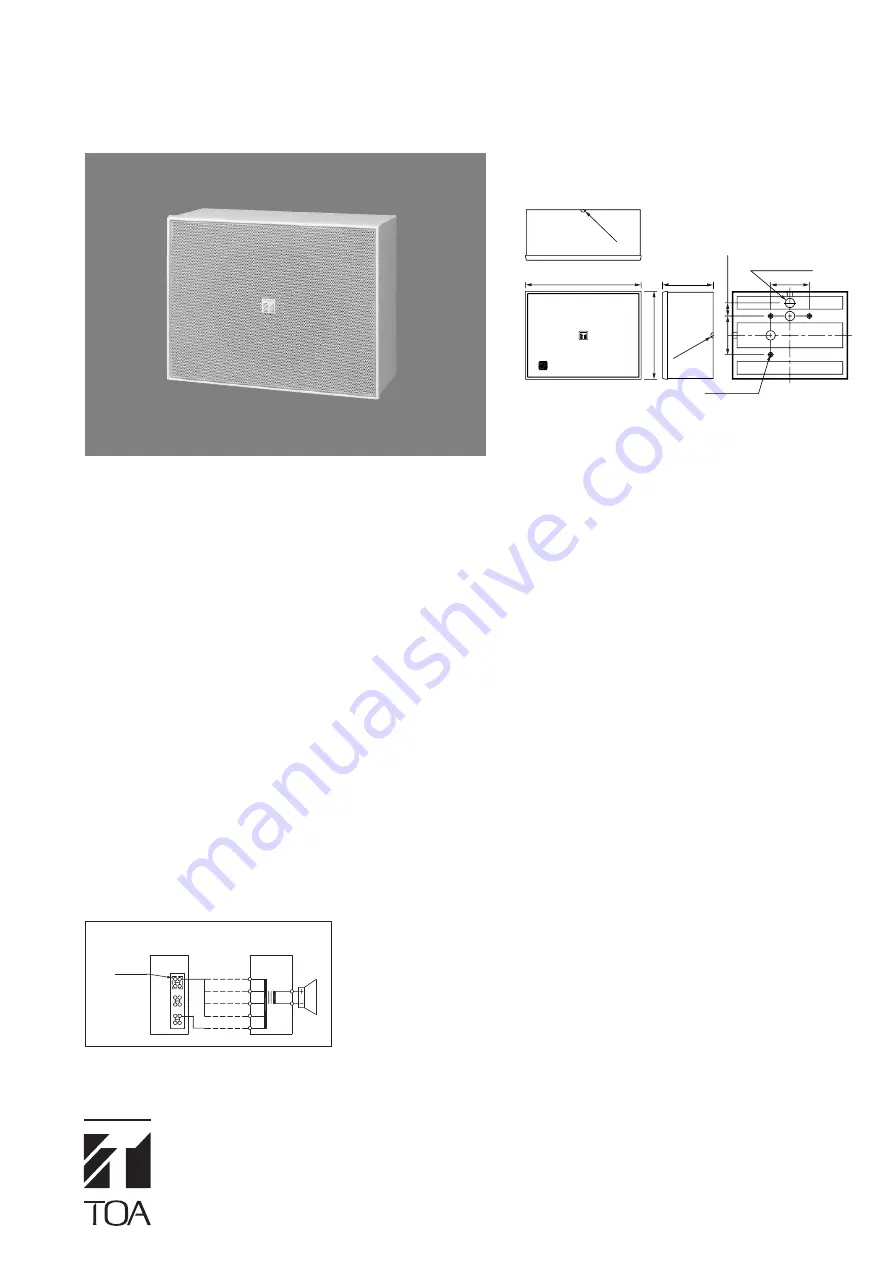 Toa BS-678 Specifications Download Page 1