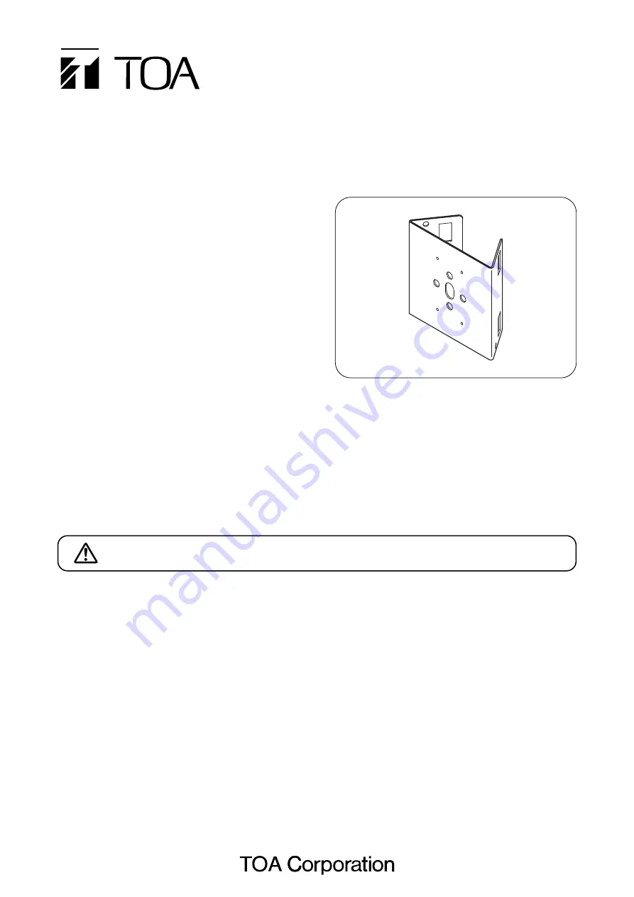 Toa C-BC450PM Instruction Manual Download Page 1