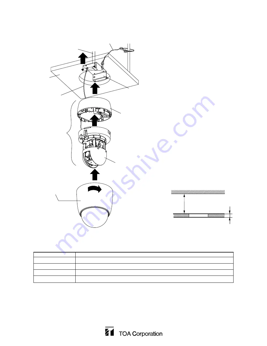 Toa C-BC511A Installation Manual Download Page 4