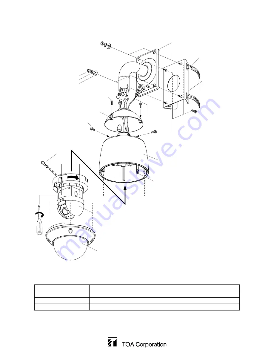 Toa C-BC711PM Instruction Manual Download Page 4