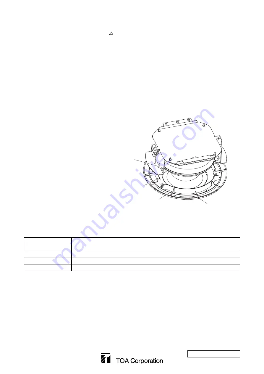 Toa C-BC850U Instruction Manual Download Page 6