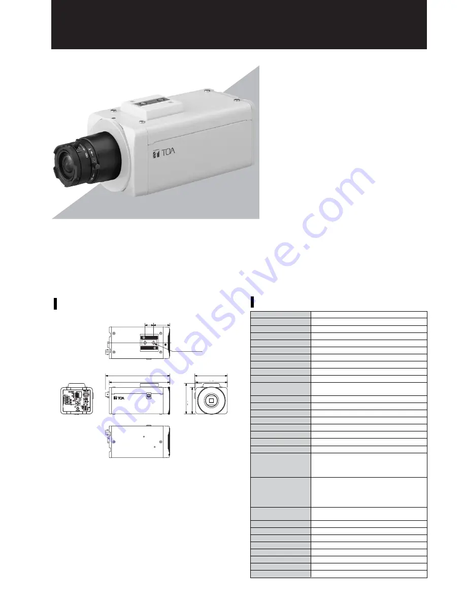 Toa C-CC364 Specifications Download Page 4