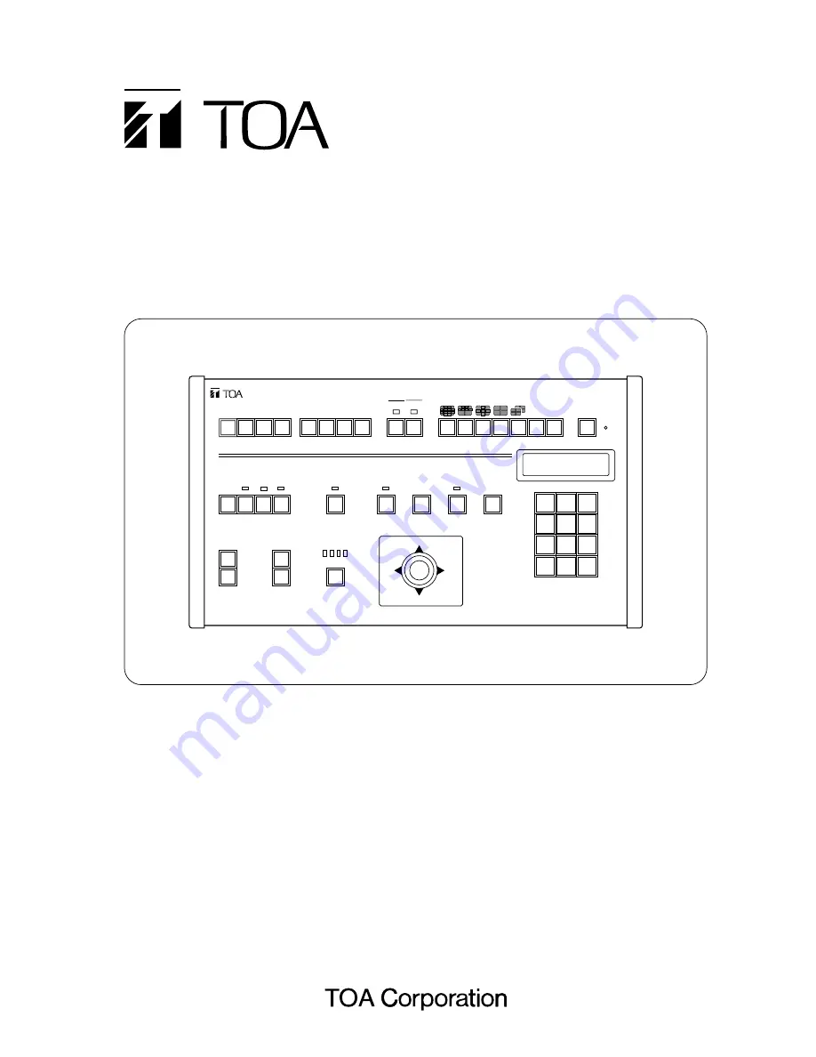 Toa C-RM500 Operating Instructions Manual Download Page 1