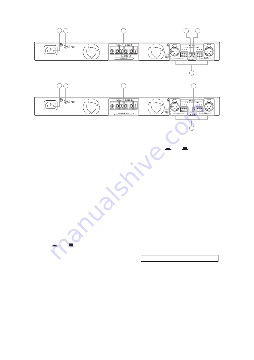 Toa DA-250D CE Operating Instructions Manual Download Page 9