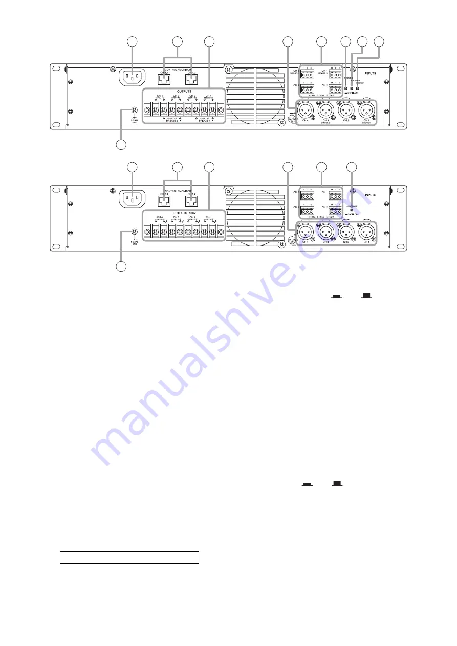 Toa DA-500FH CE Operating Instructions Manual Download Page 7