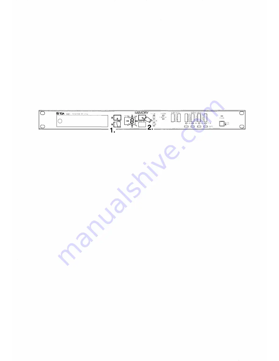 Toa DP-0202 Operating Instructions Manual Download Page 10