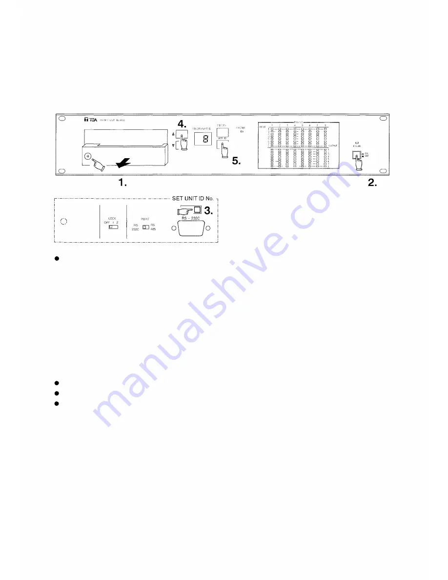 Toa DX-0808 Operating Instructions Manual Download Page 8