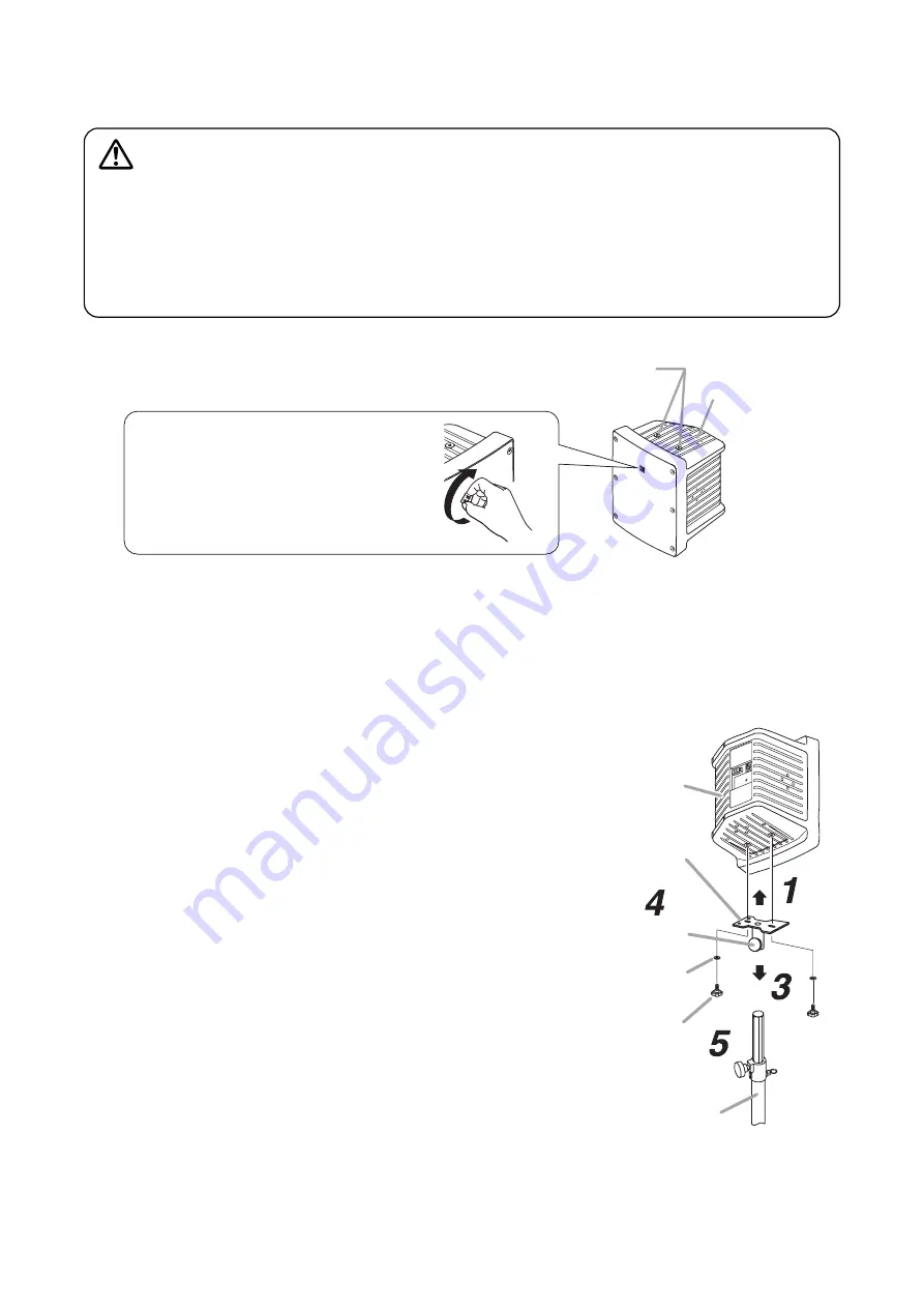 Toa HS-120B Operating Instructions Manual Download Page 6