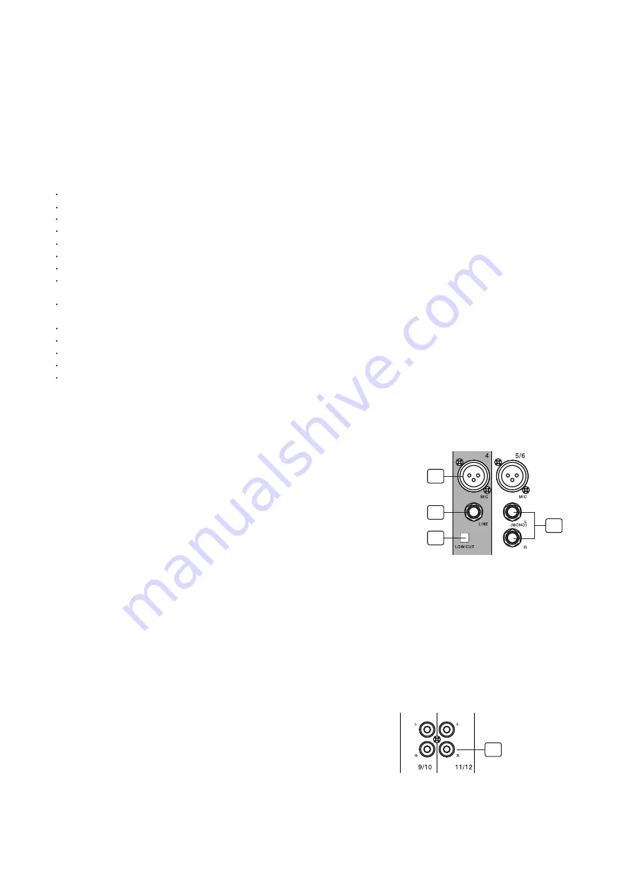 Toa M-124FX-EB Operating Instructions Manual Download Page 5