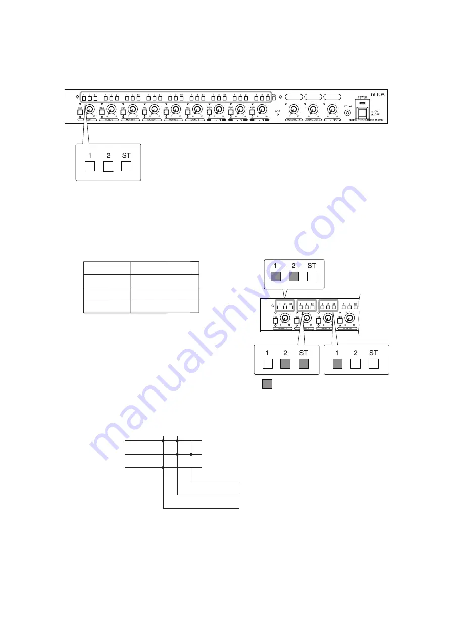 Toa M-633D Operating Instructions Manual Download Page 9