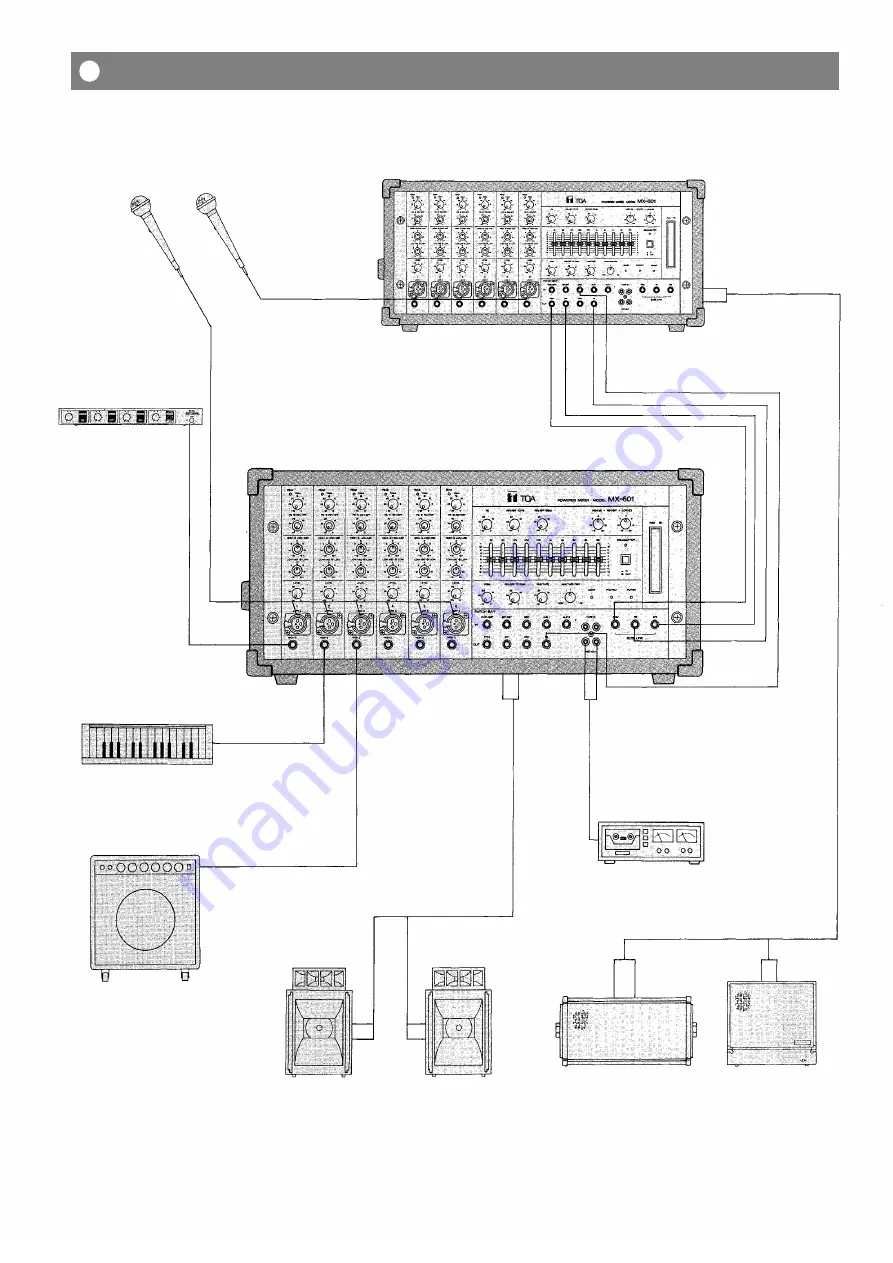 Toa MX-601 Скачать руководство пользователя страница 6