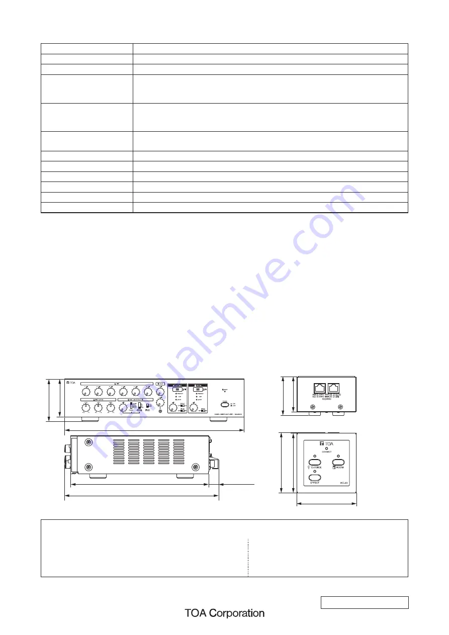 Toa MX-6224D Operating Instructions Manual Download Page 30