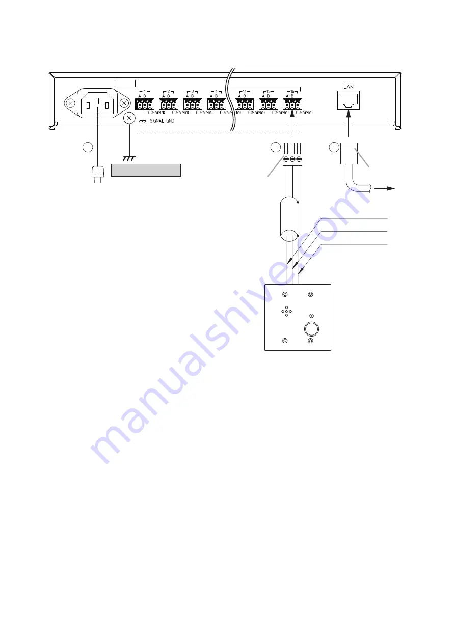 Toa N-8000RS Installation Manual Download Page 11