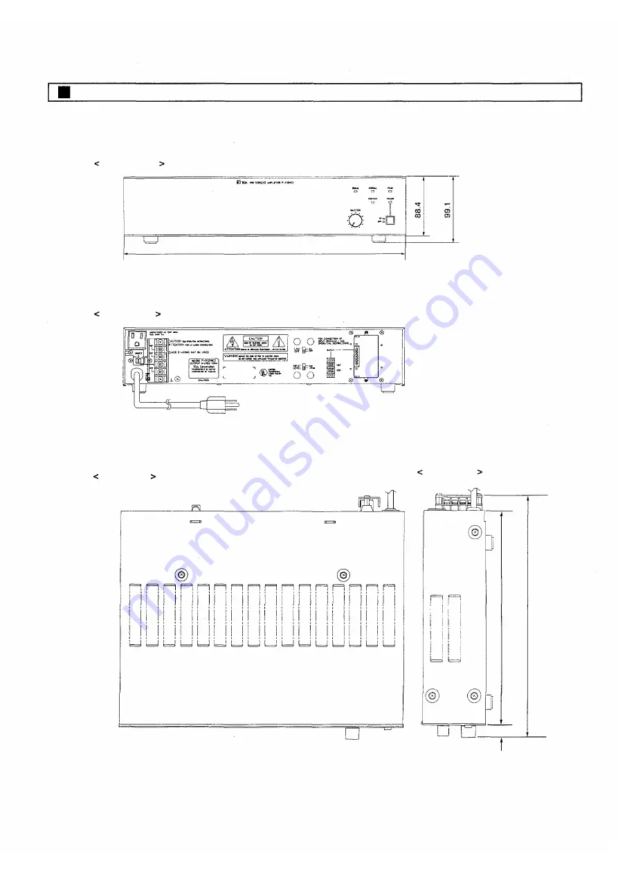 Toa P-906MK2 Operating Instructions Manual Download Page 10